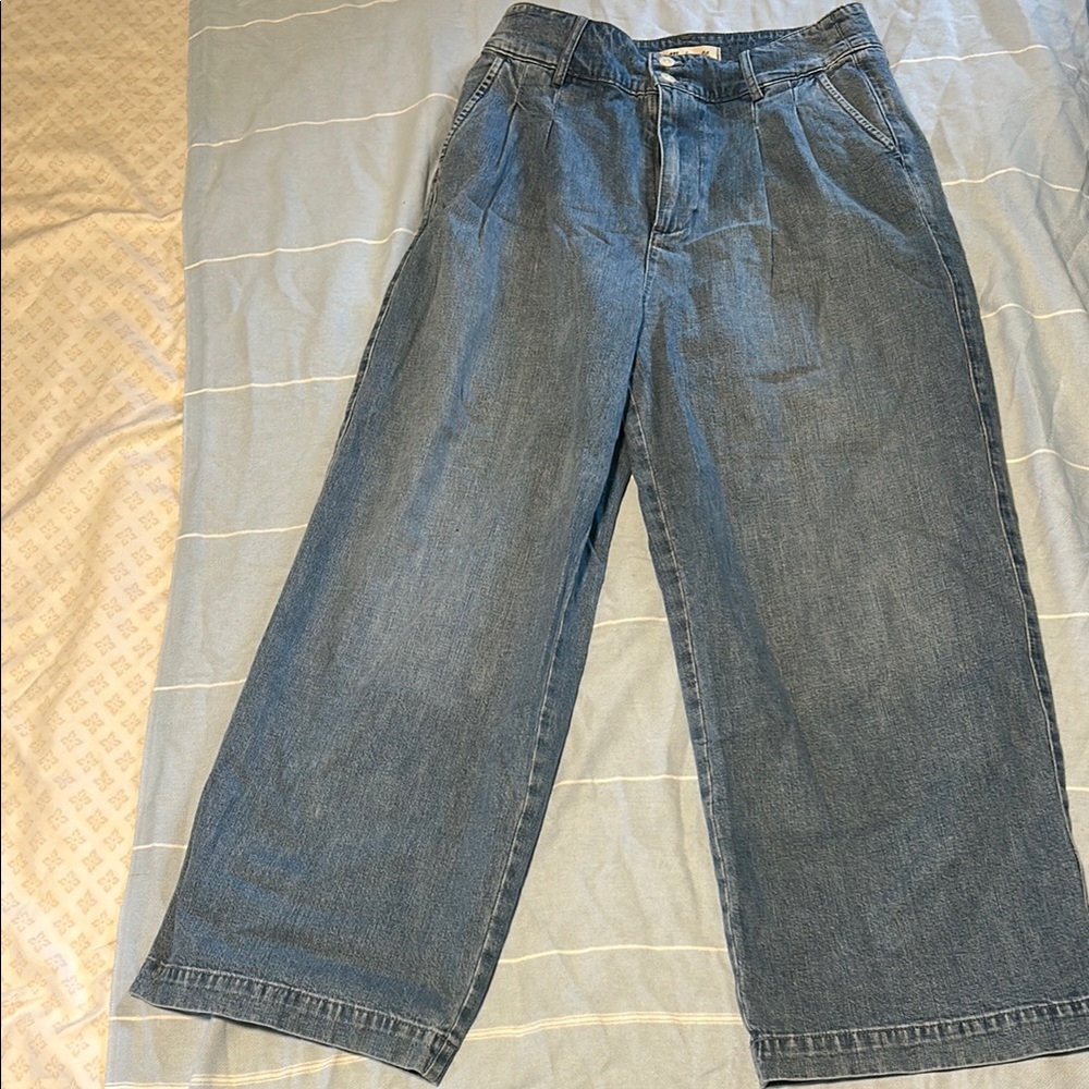 Madewell Blue Cropped Ankle Jeans